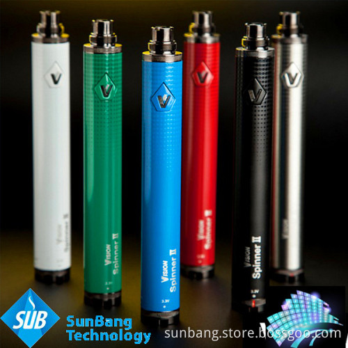 China Wholesale Big E Cigarette Battery Vision Spinner 1600mAh Battery